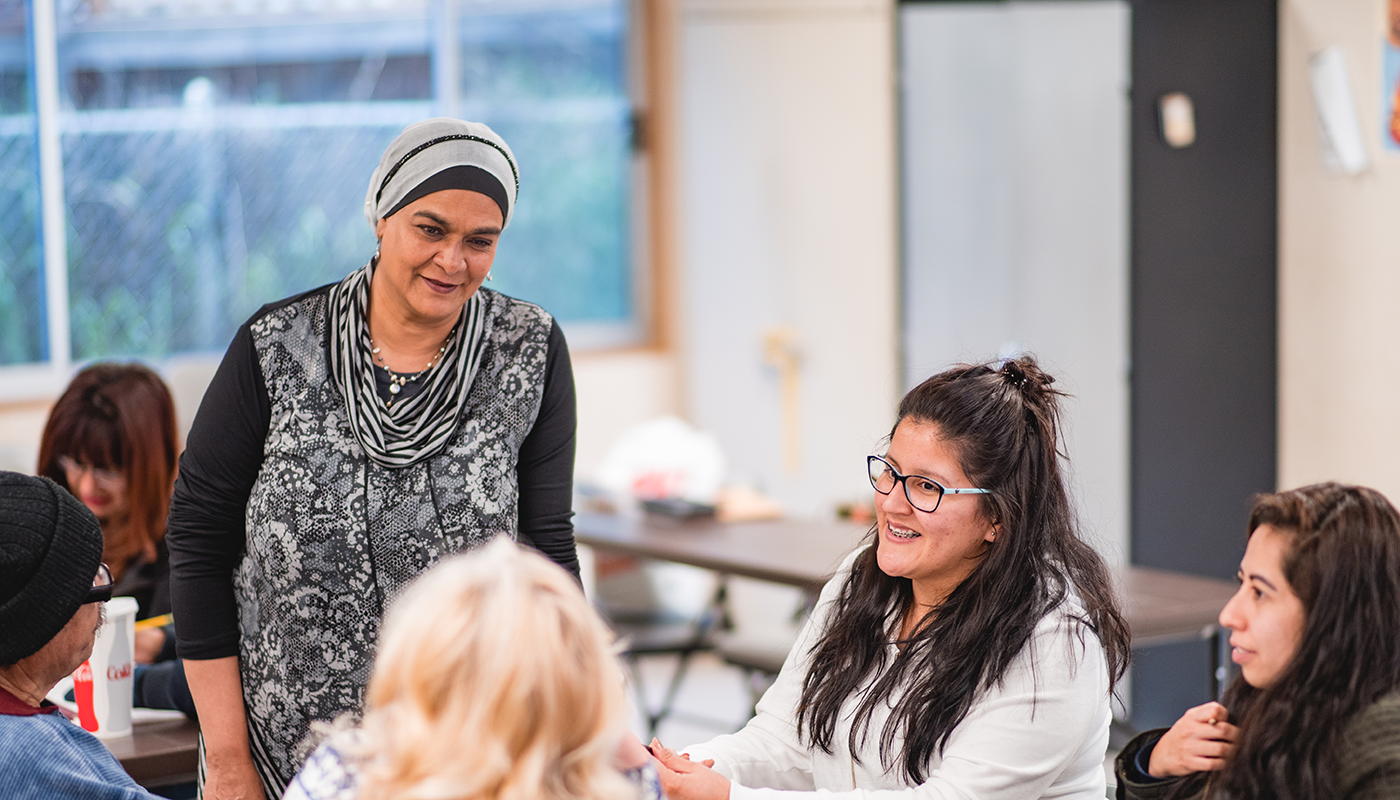 Students in an SBCC Professional Development class.